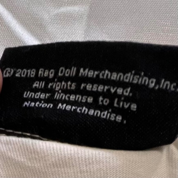 Aerosmith Large Long Sleeve Shirt Womens Cream Excellent 1976 Rocks Tour Graphic - Picture 8 of 10